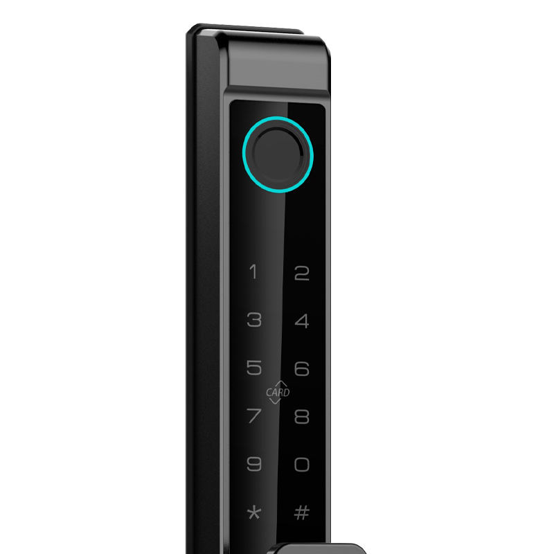 Narrow-bezel smartphone unlocking smart door lock