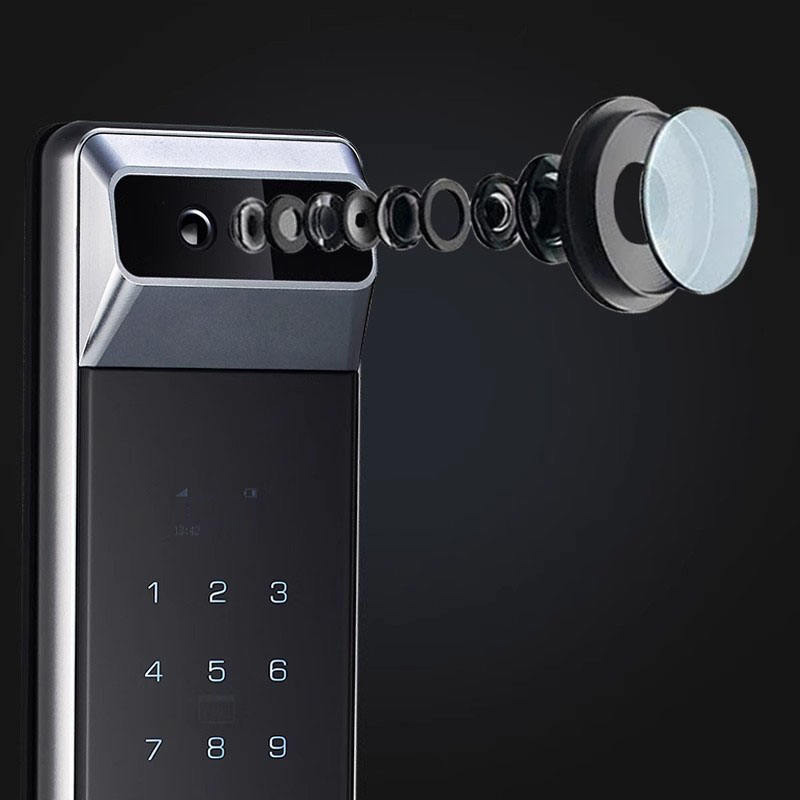 High-security facial recognition smart door lock
