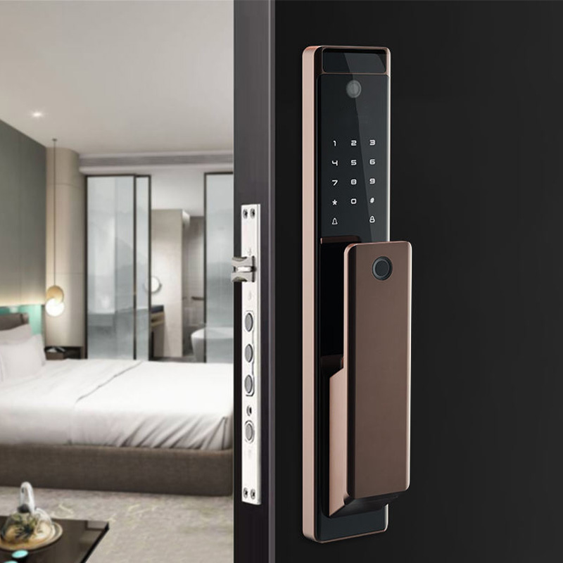 Multifunctional facial recognition smart door lock