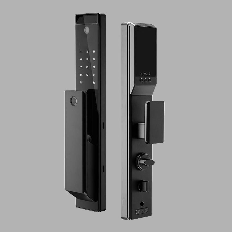 Multifunctional facial recognition smart door lock