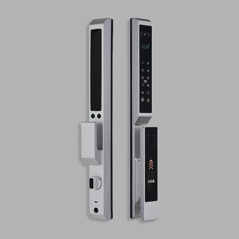 Minimalist narrow-frame face recognition smart door lock