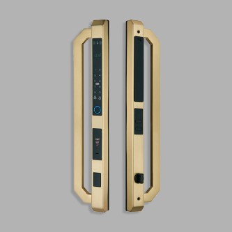 Automatic locking facial recognition smart door lock