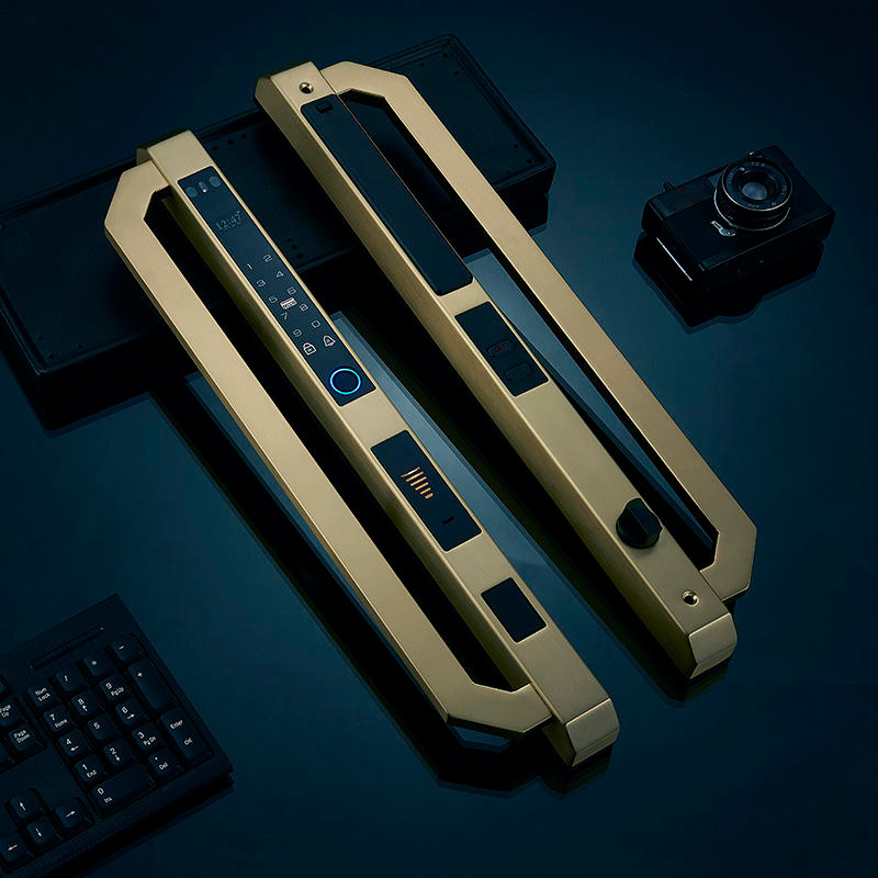 Automatic locking facial recognition smart door lock