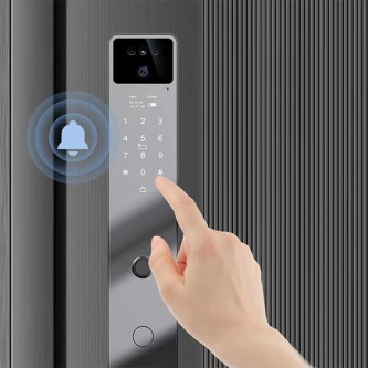 High-quality zinc alloy facial recognition smart door lock