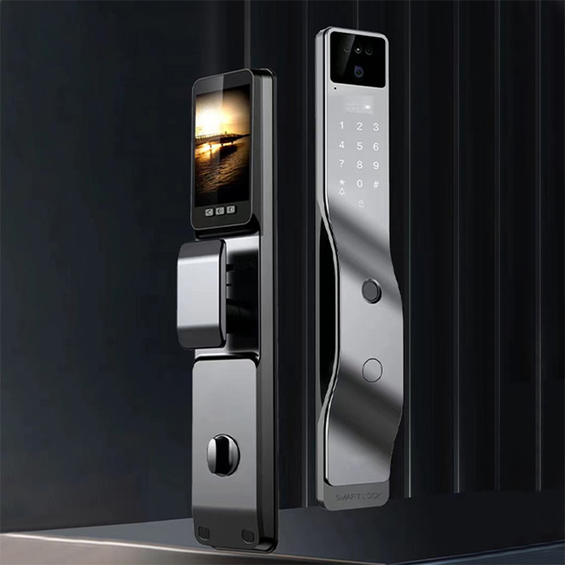High-quality zinc alloy facial recognition smart door lock