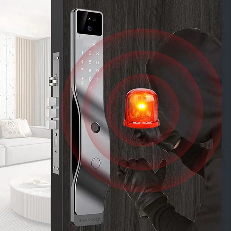 High-quality zinc alloy facial recognition smart door lock