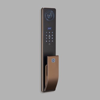 Waterproof wireless facial recognition smart door lock