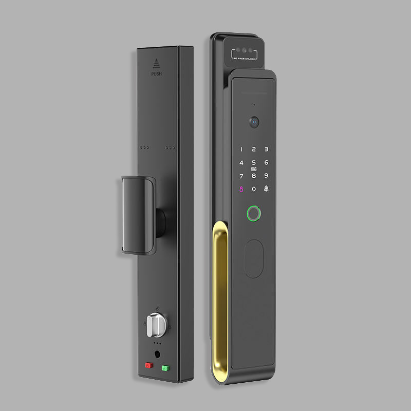 Home security facial recognition smart door lock