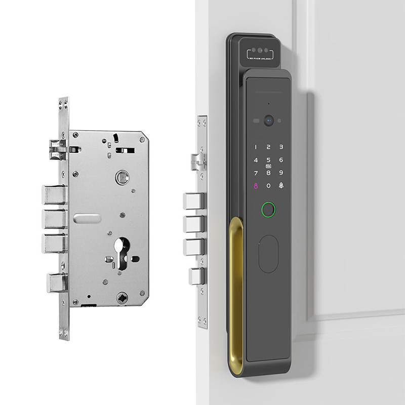 Home security facial recognition smart door lock