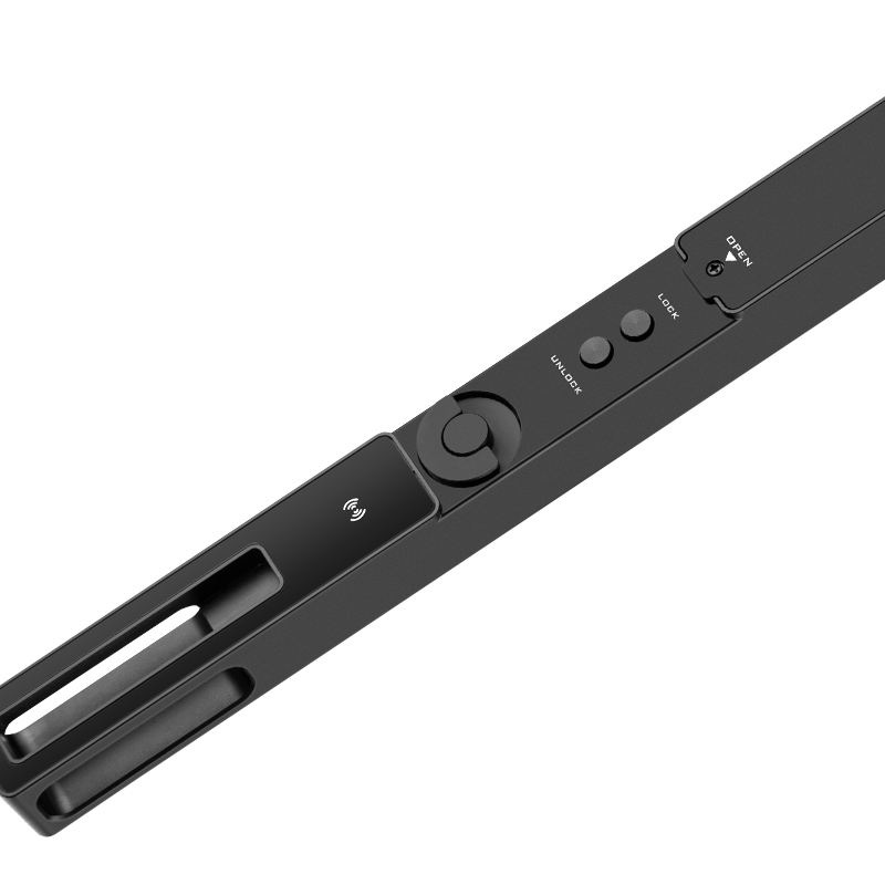 Narrow-bezel automatic face recognition smart door lock