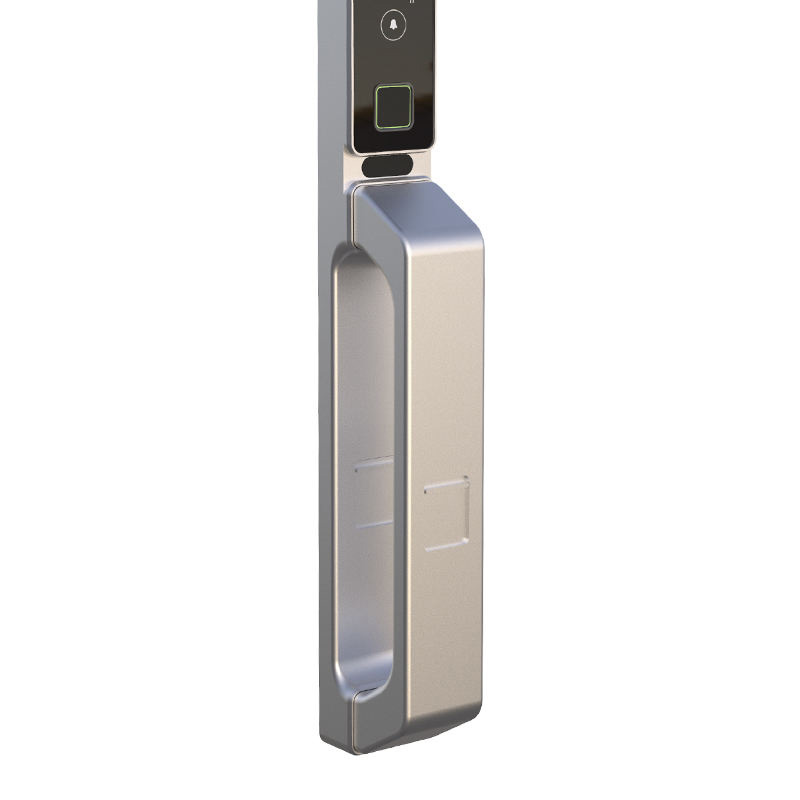 Narrow-bezel automatic face recognition smart door lock